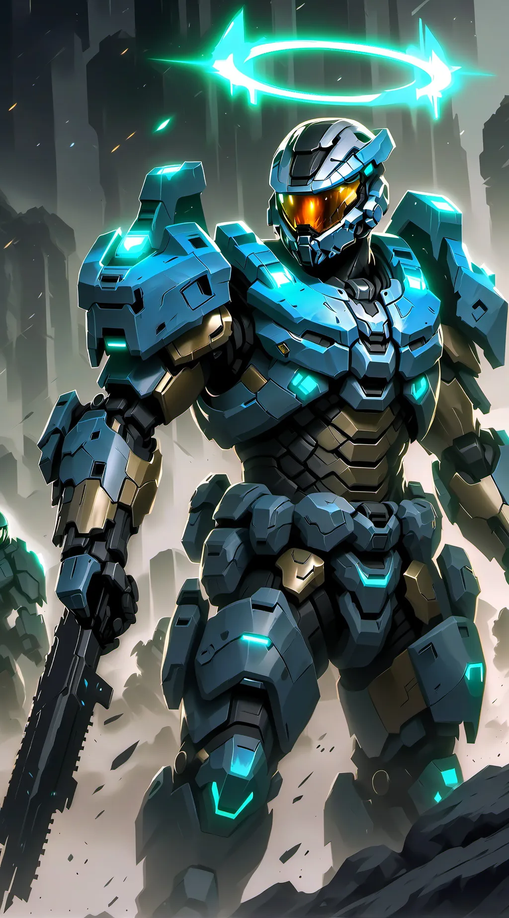 ai character: Carter  background