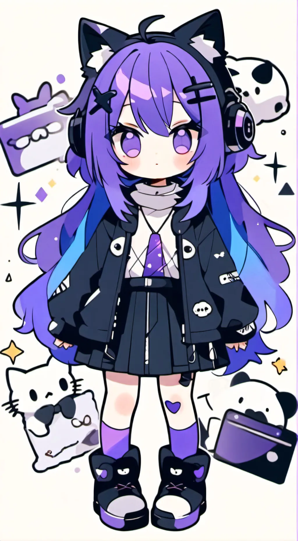 ai character: Zoey background