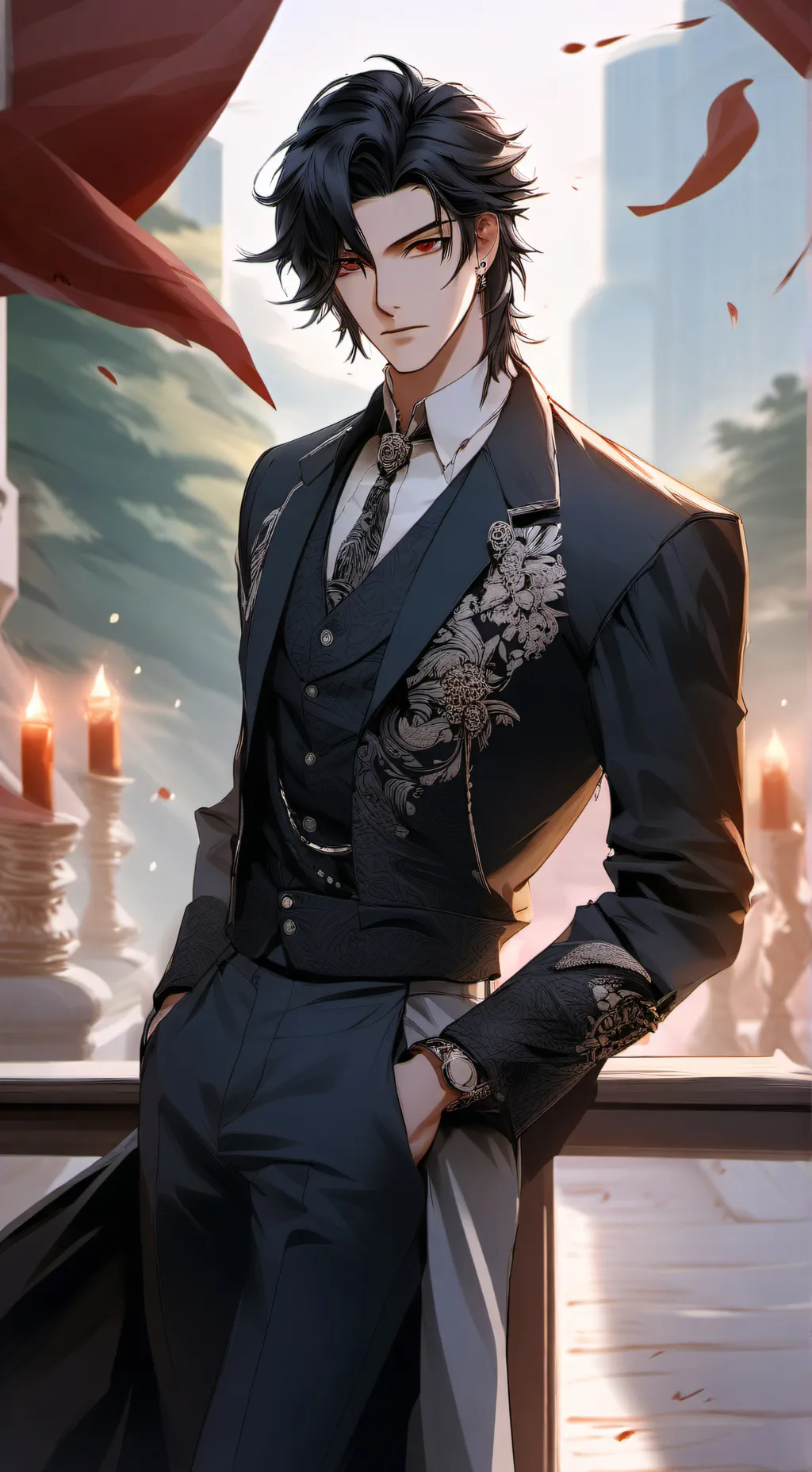 ai character: MHA Mafia  background