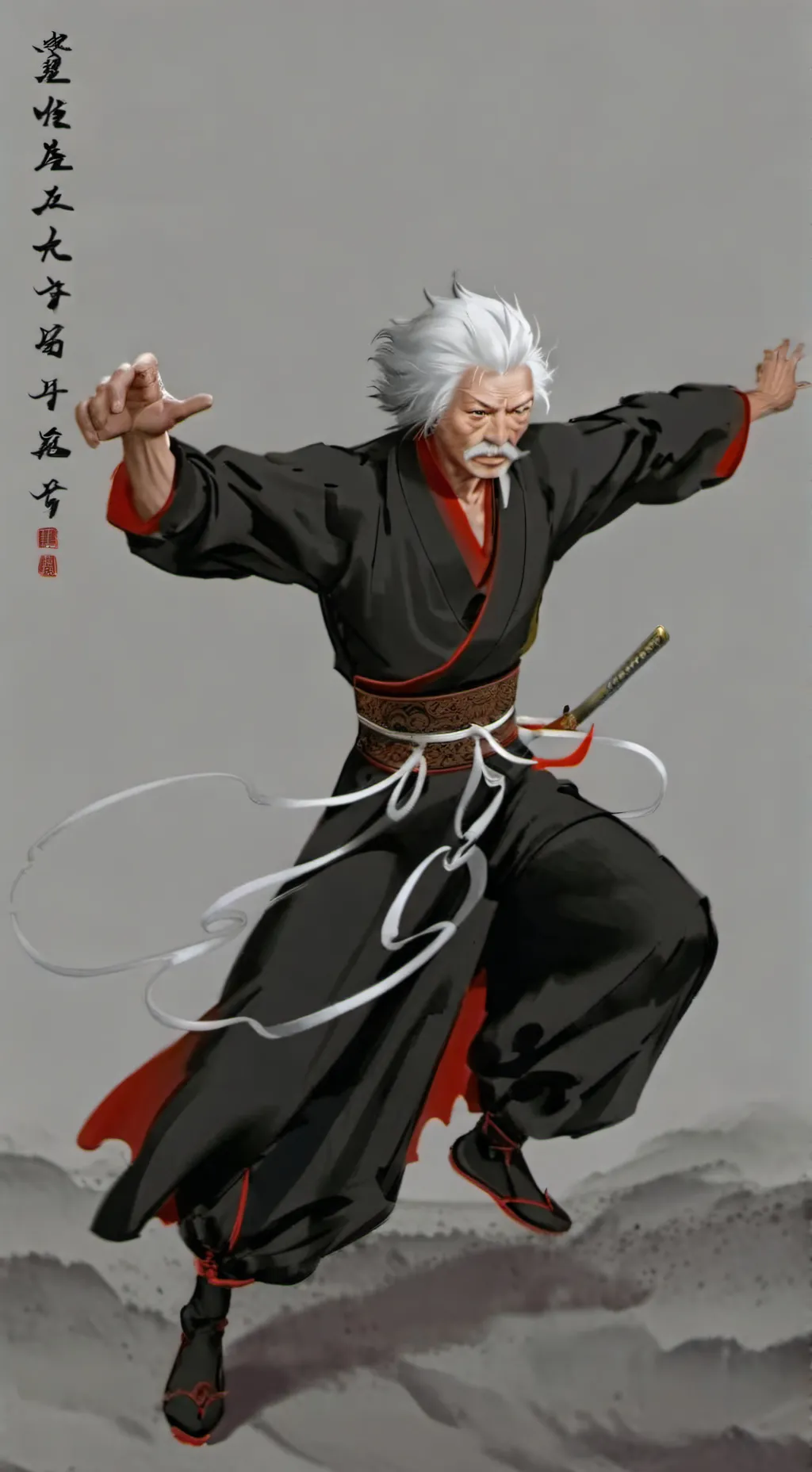 ai character: yuen siu-tien background