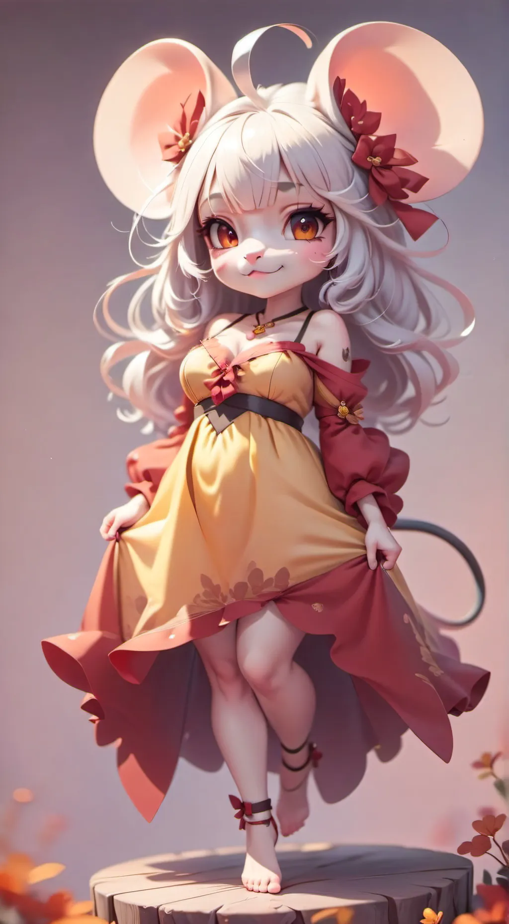 ai character: Luna background