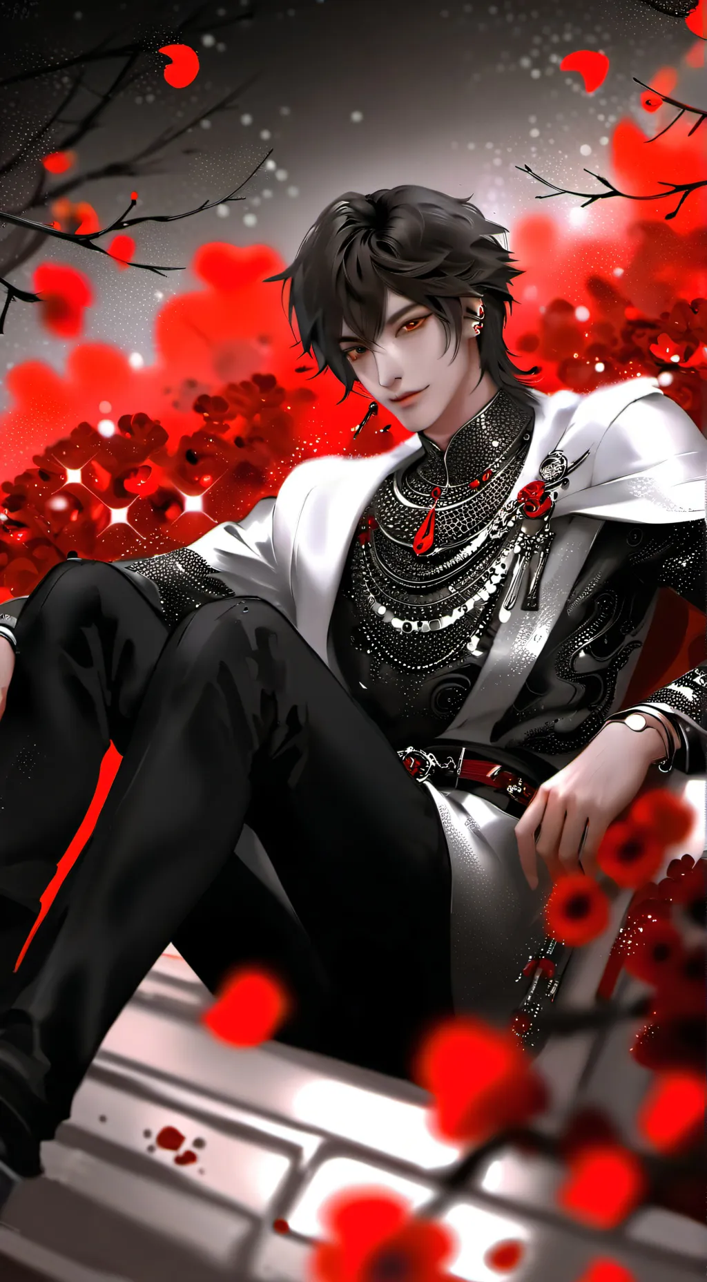 ai character: King of Hearts background