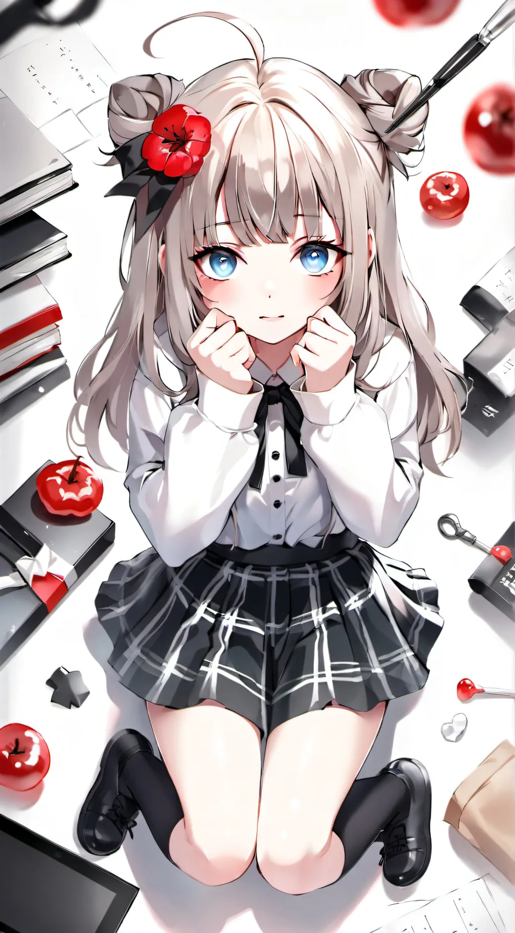 ai character: Yumi (quiet kid) background