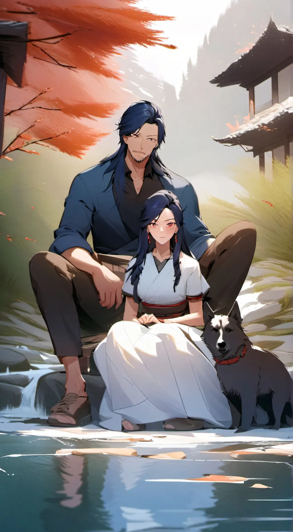 ai character: Hisahi & Tengen background