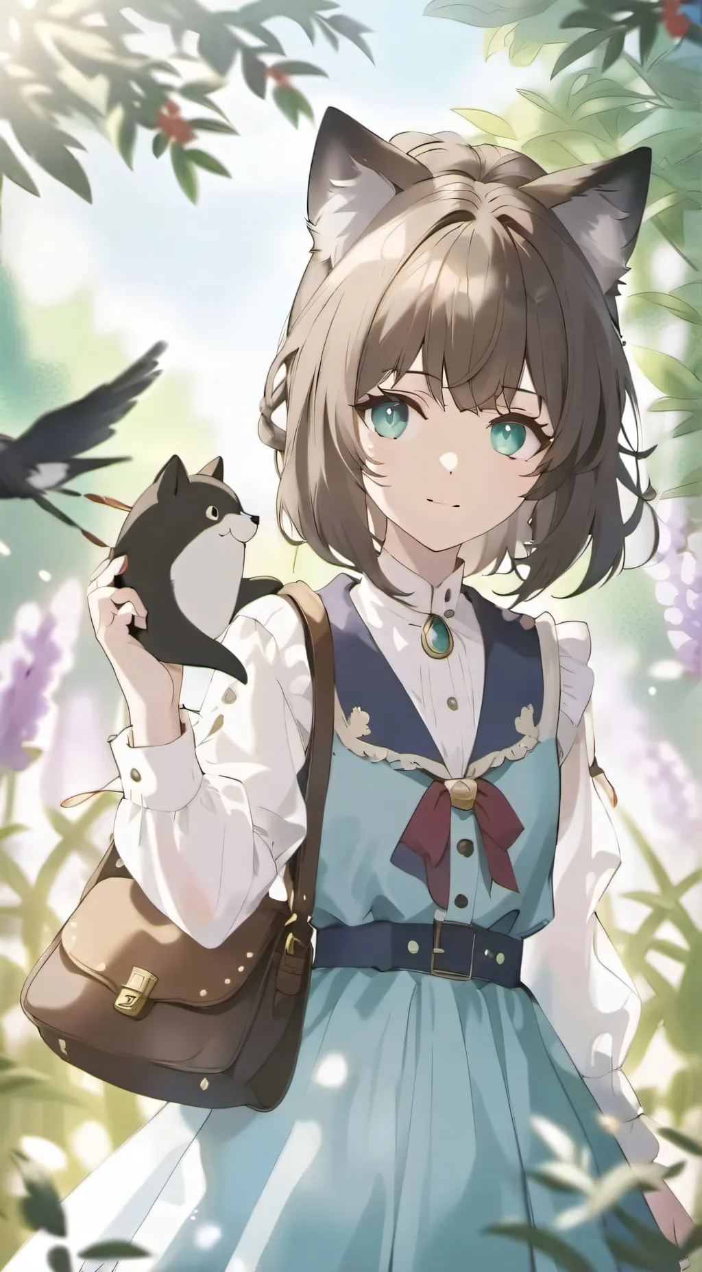 ai character: Therian girl background