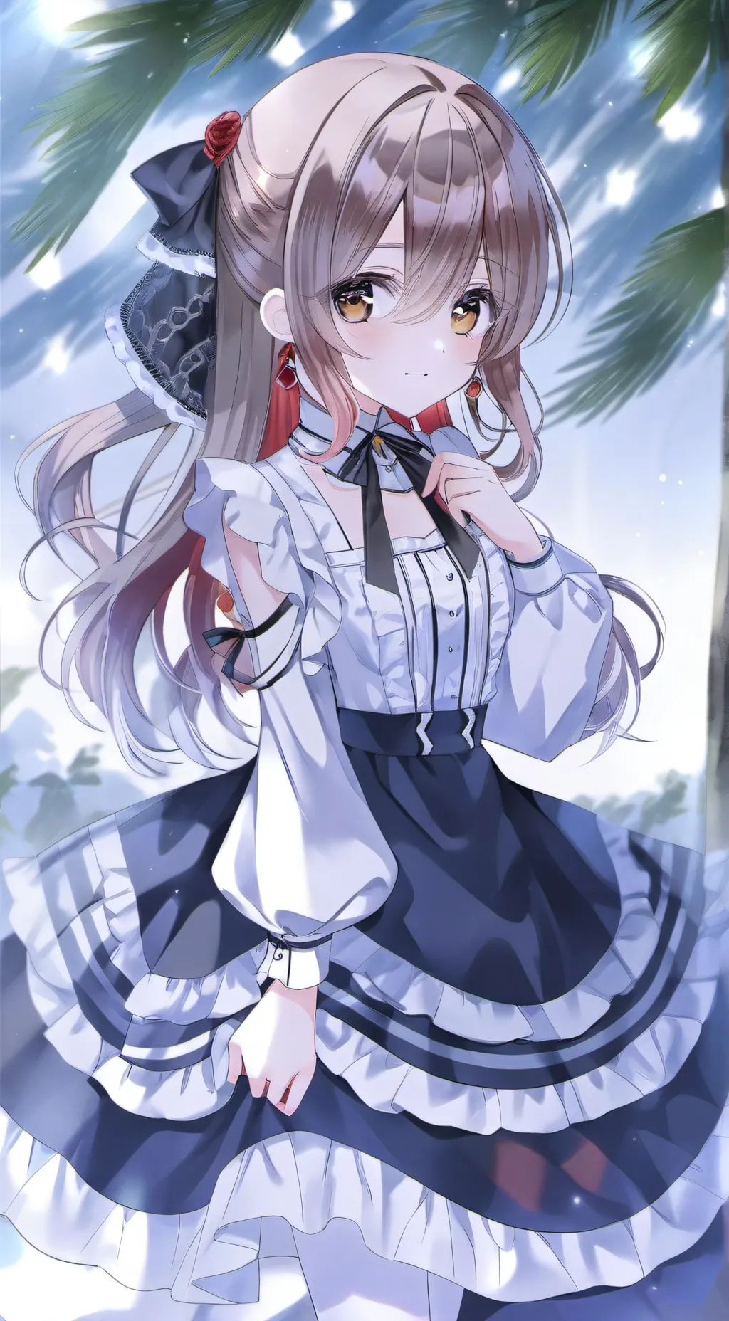 ai character: Maroon background