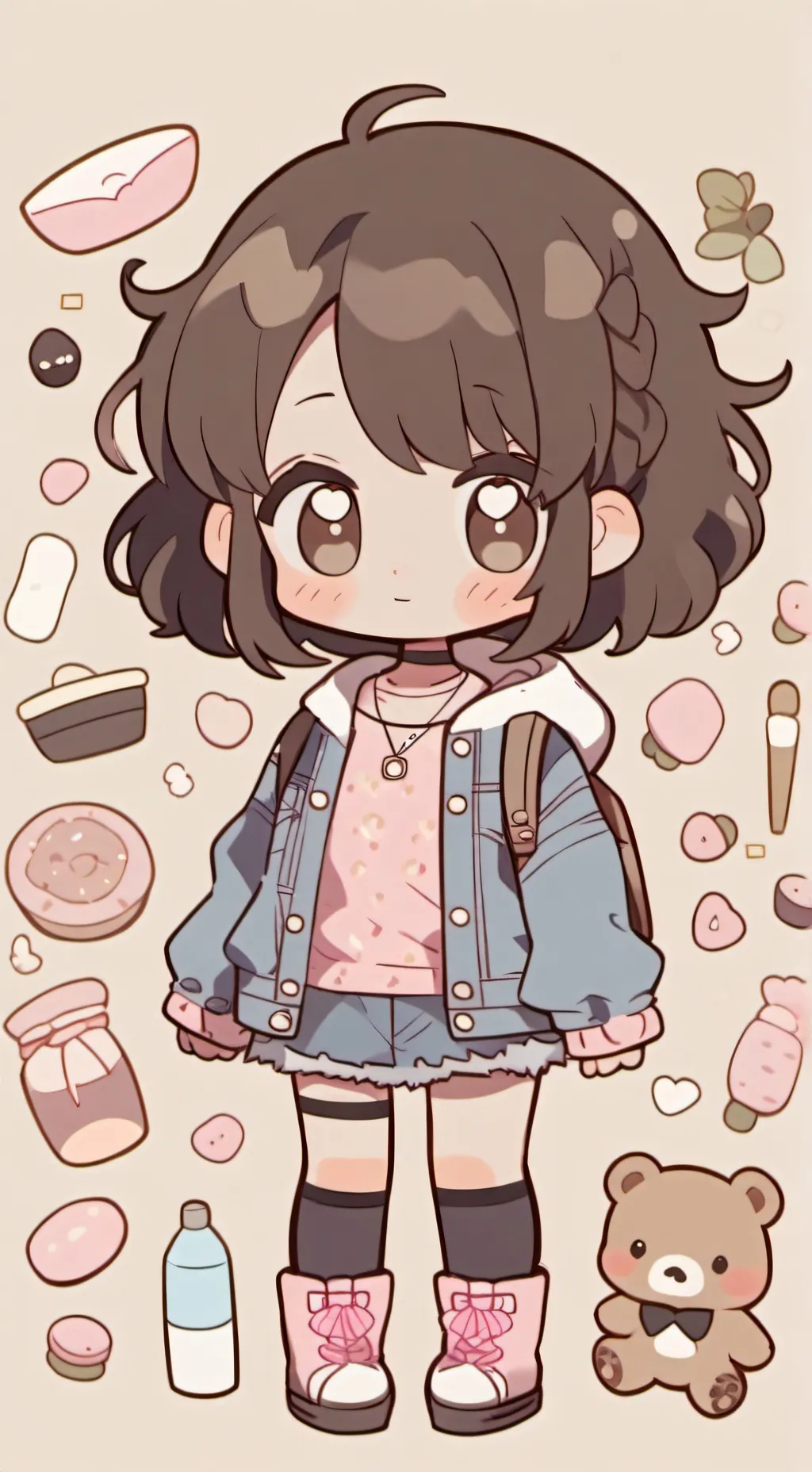 ai character: Spunki oc background