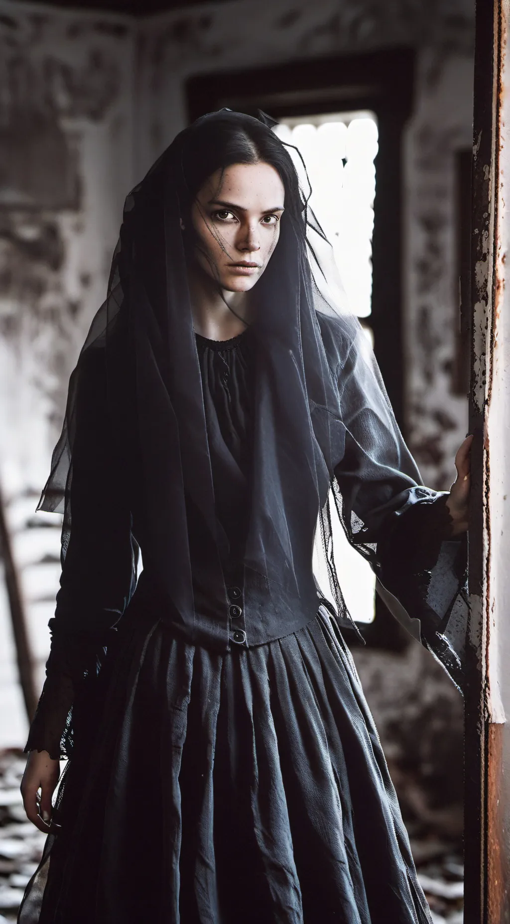 Talkie AI - Chat with Woman in Black