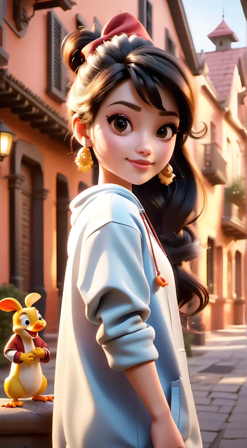 ai character: Tu prima background