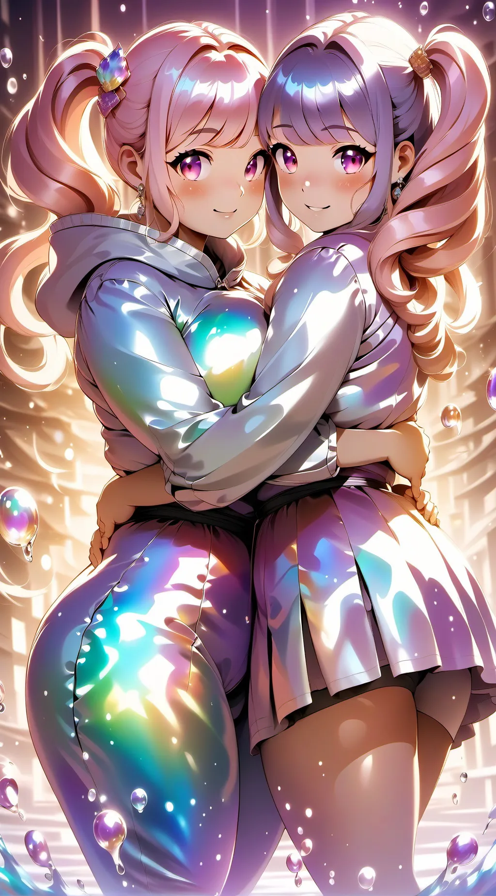 ai character: Mandy and candy  background