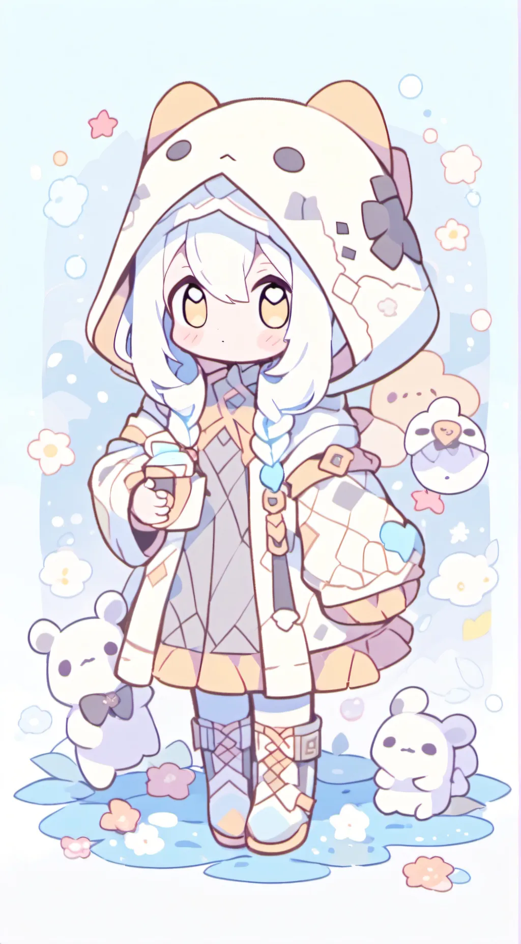 ai character: CharlotteTheGhast⬜ background