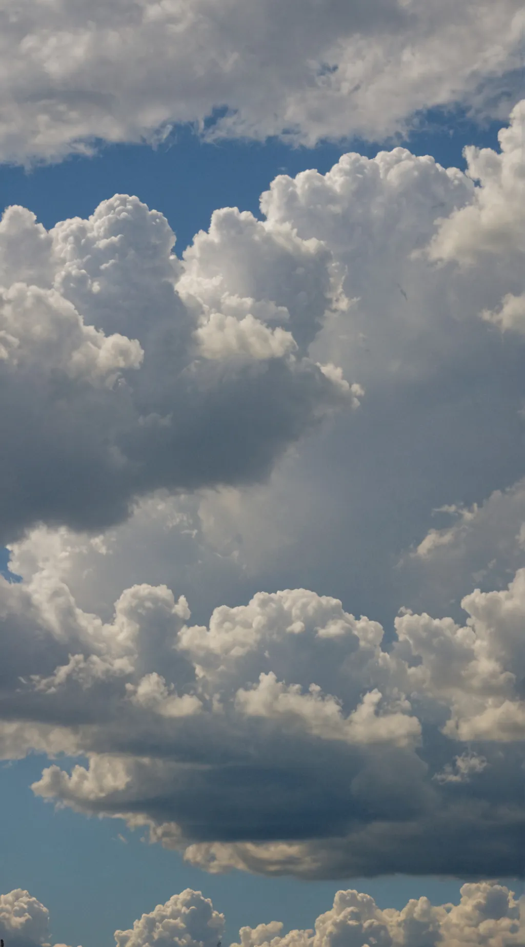 ai character: clouds background
