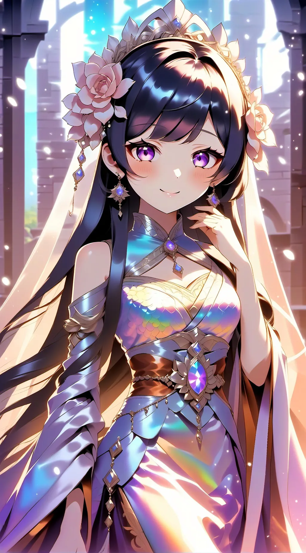 ai character: Mint background