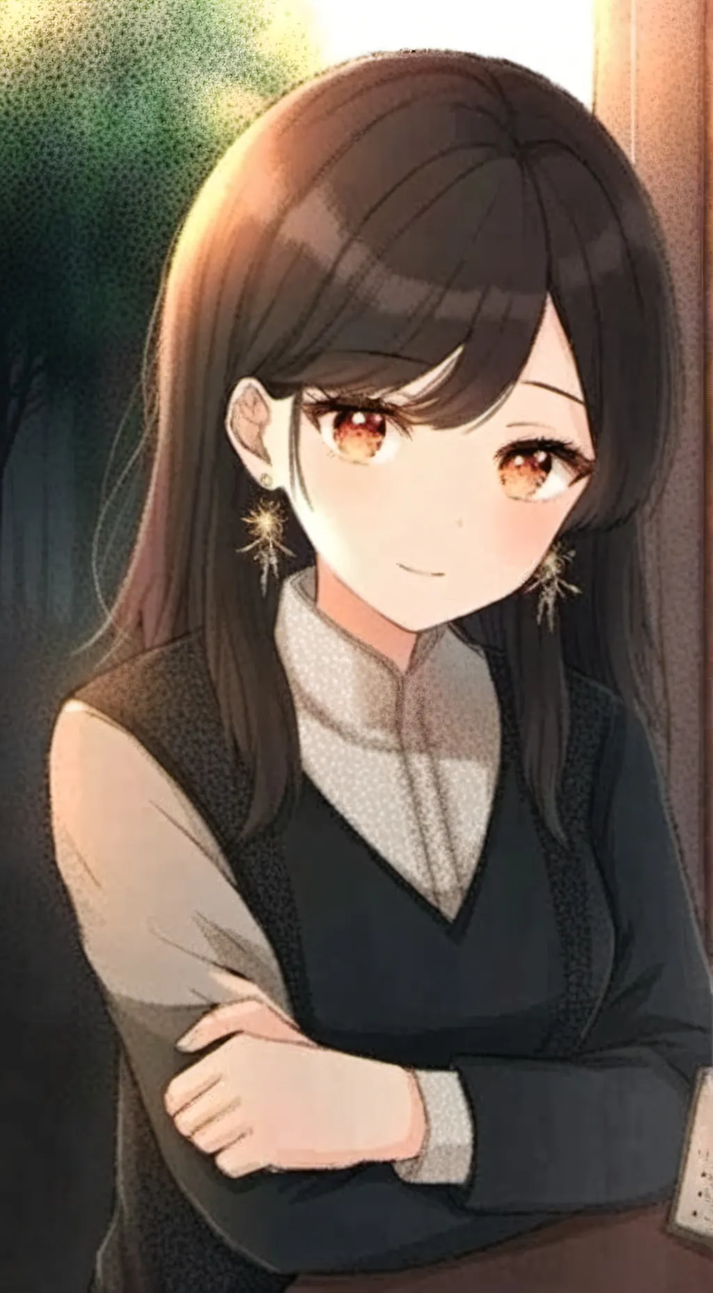 ai character: ana {🥰😍} background