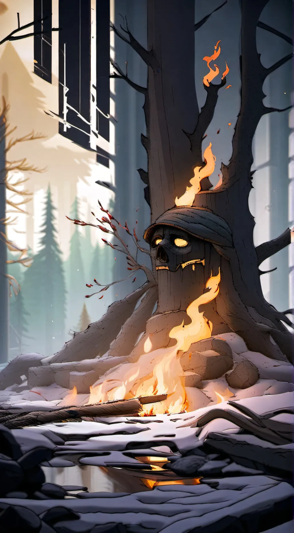 ai character: Fire Lord Family!  background