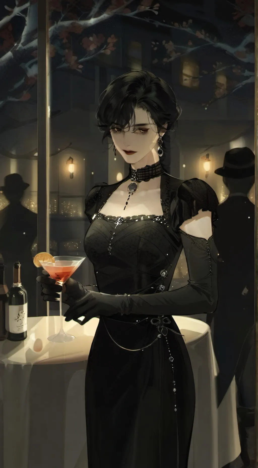 ai character: Luna_ background