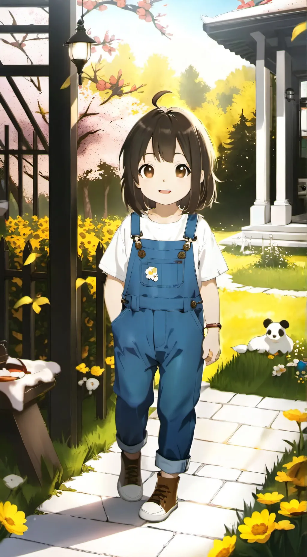 ai character: your child or baby background
