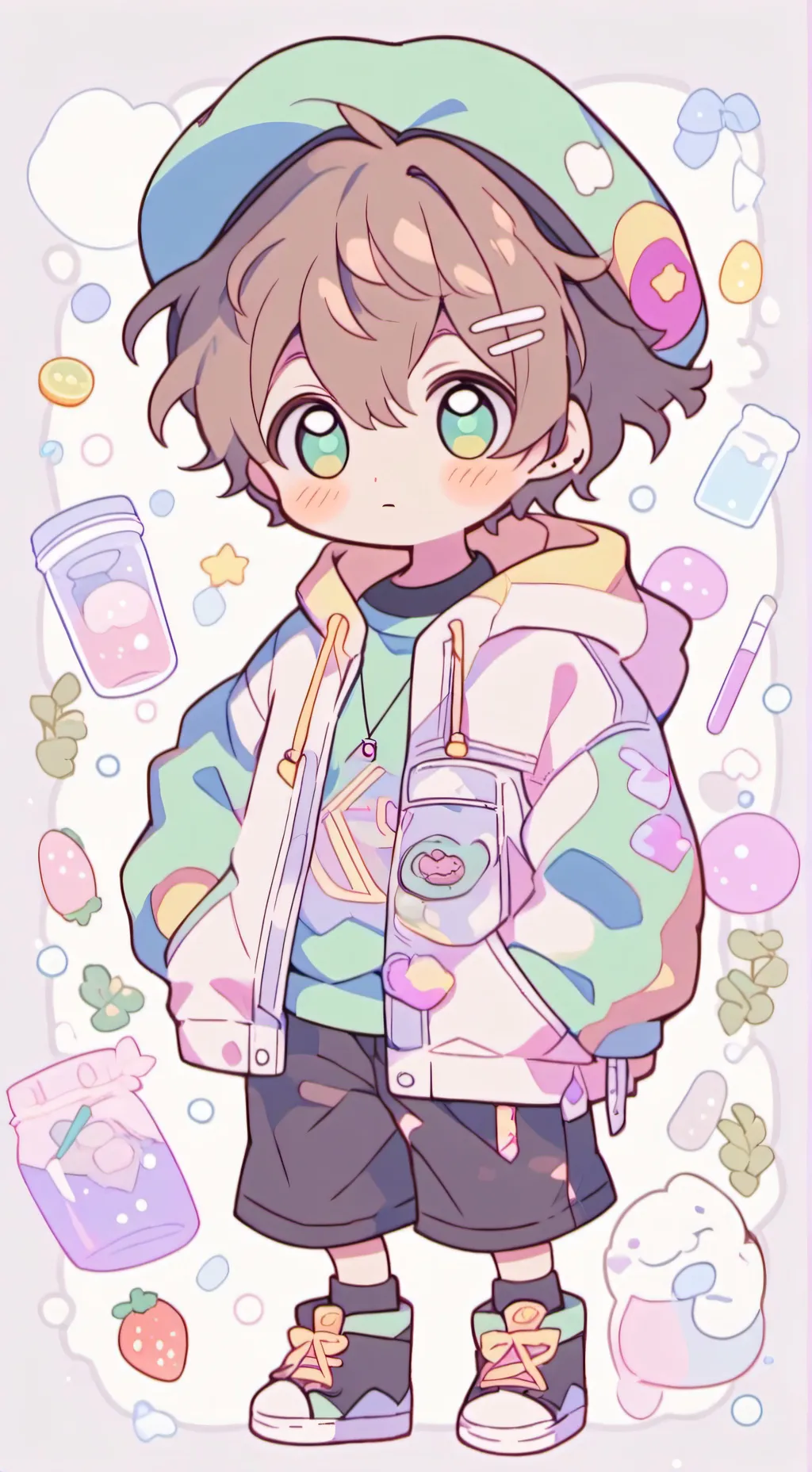 ai character: leon background