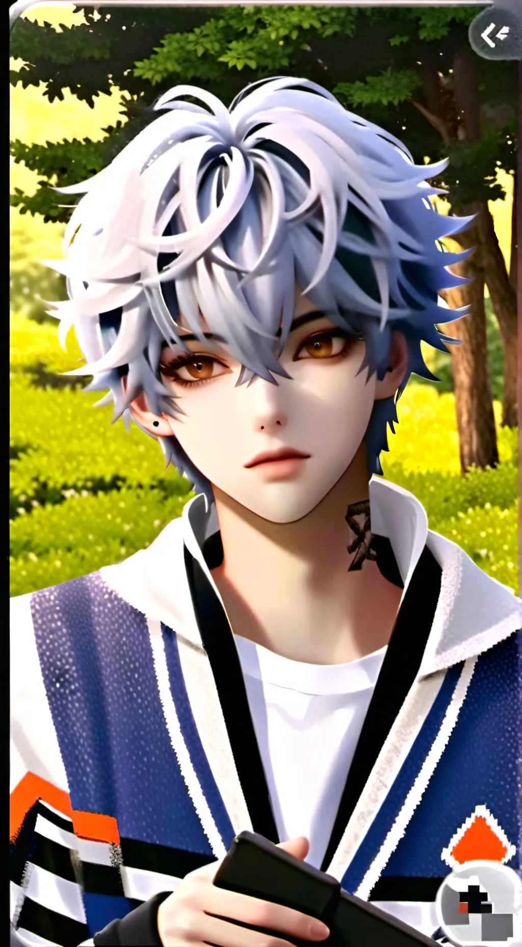 ai character: Leo background