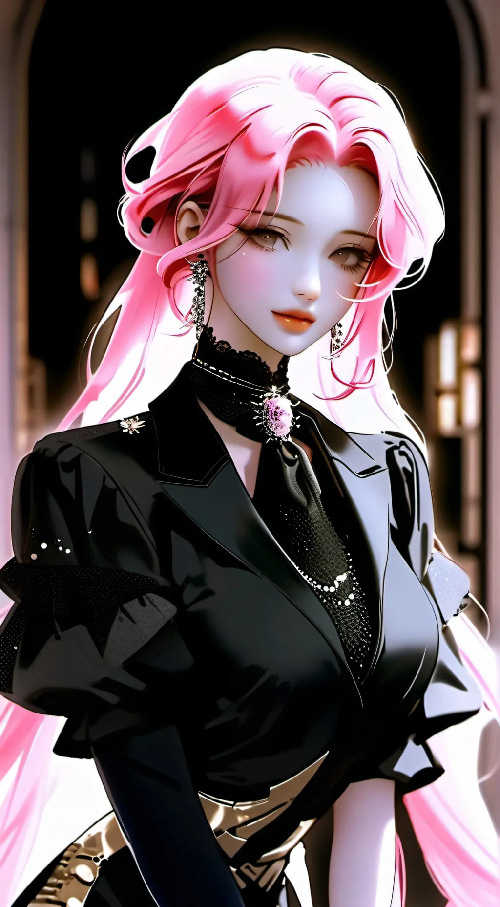 ai character: Dahlia background