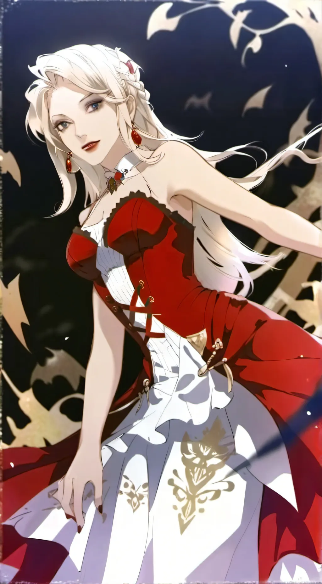ai character: vampiric queen background