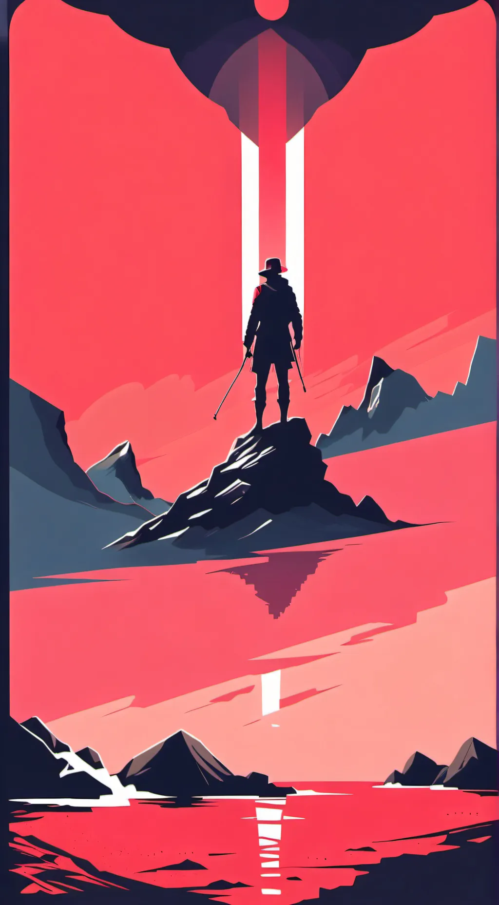 ai character: Htf x Dw background