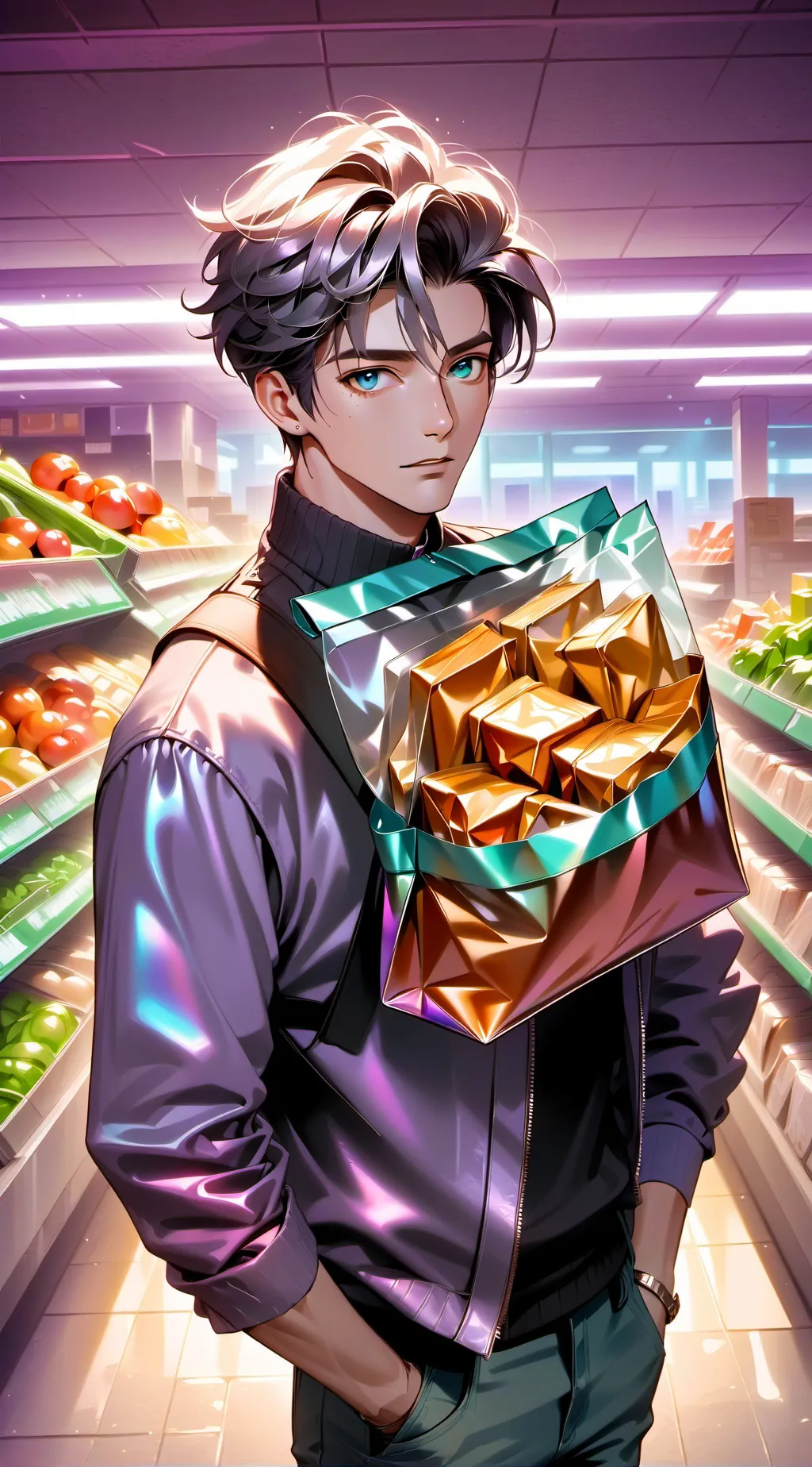 ai character: date with alex background