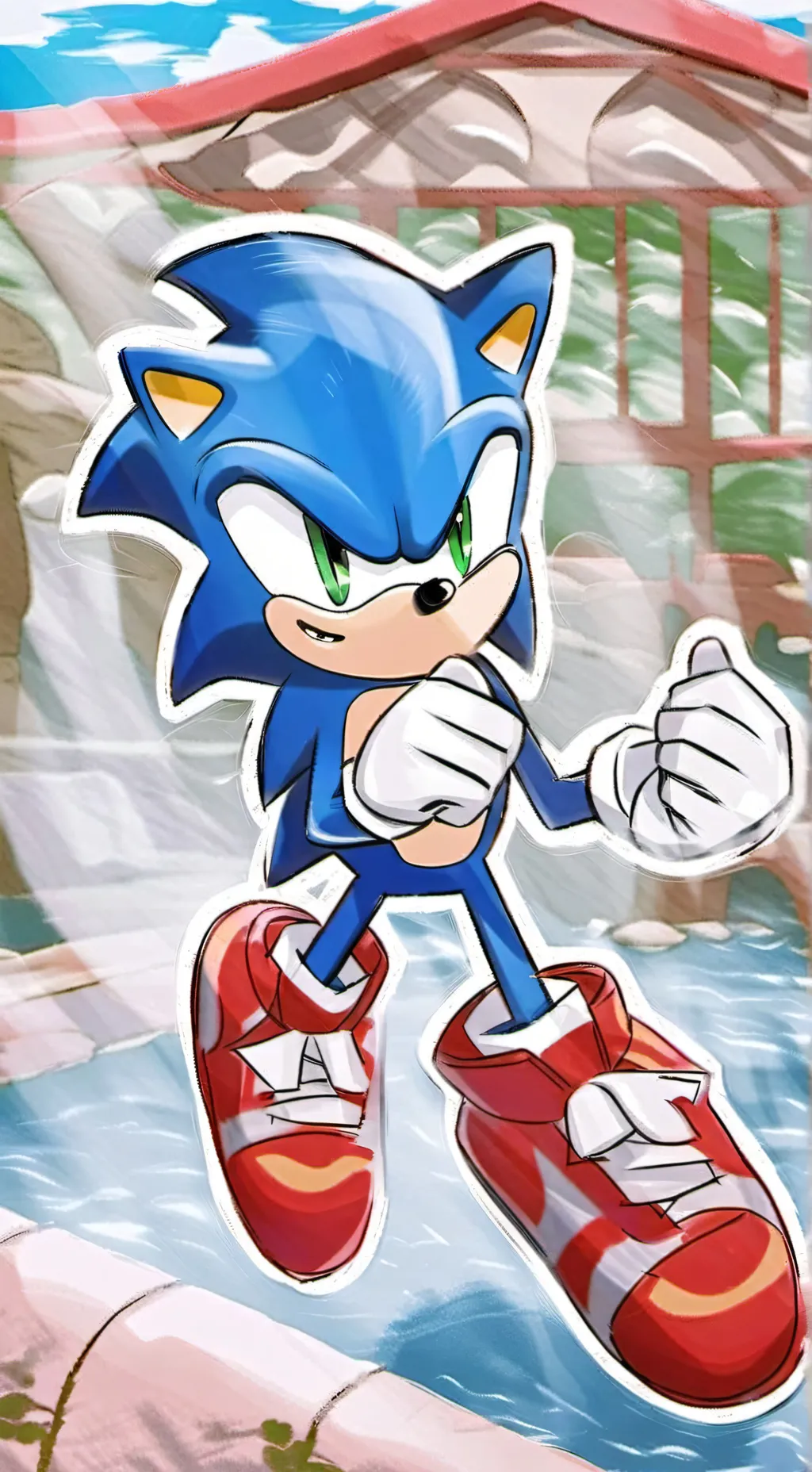 ai character: sonic background