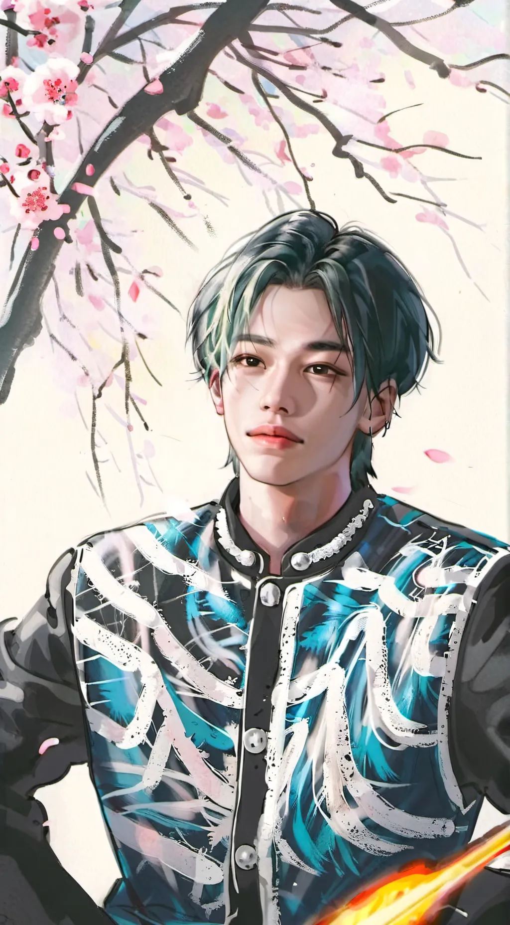 ai character: Félix  background