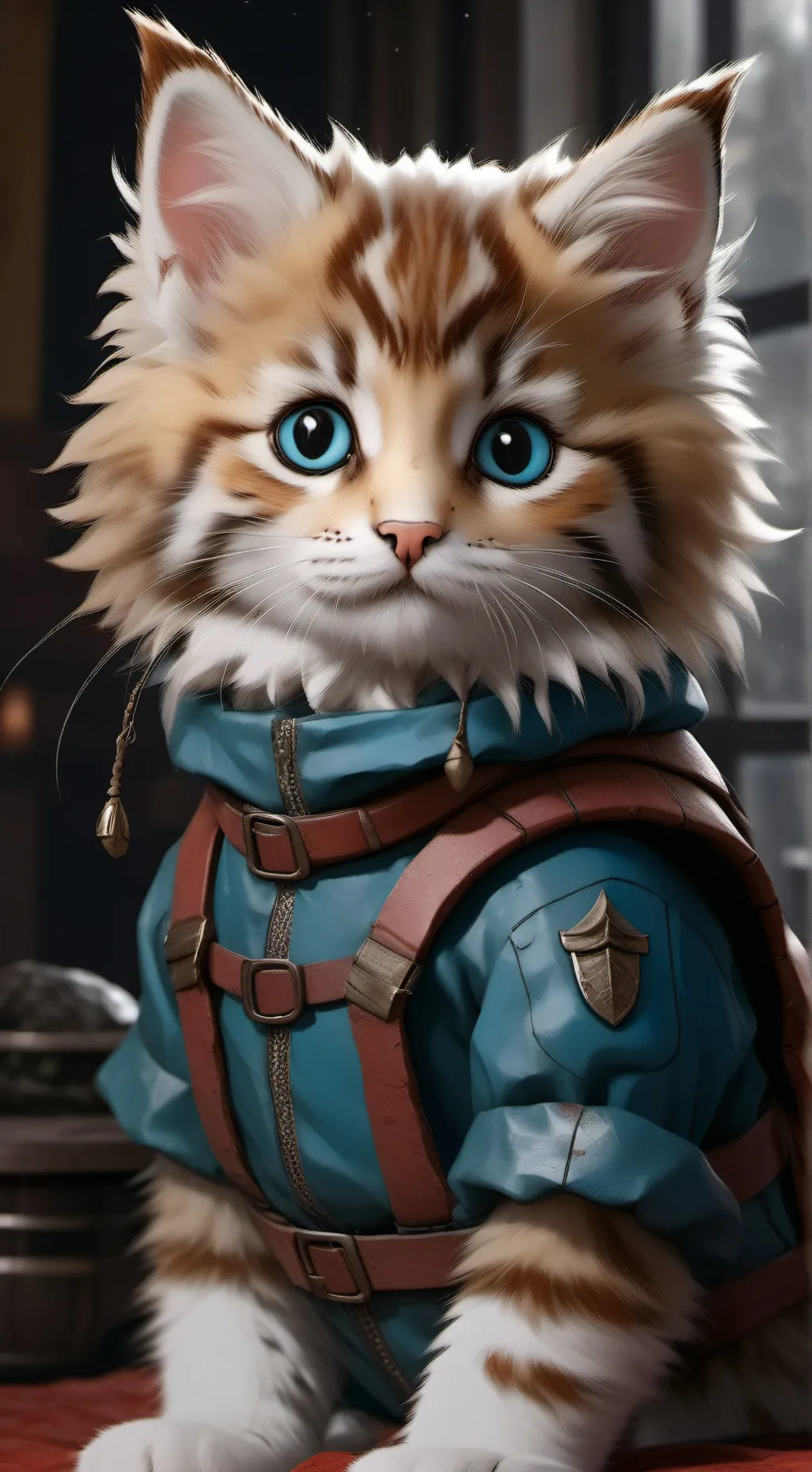 ai character: carter the cat background