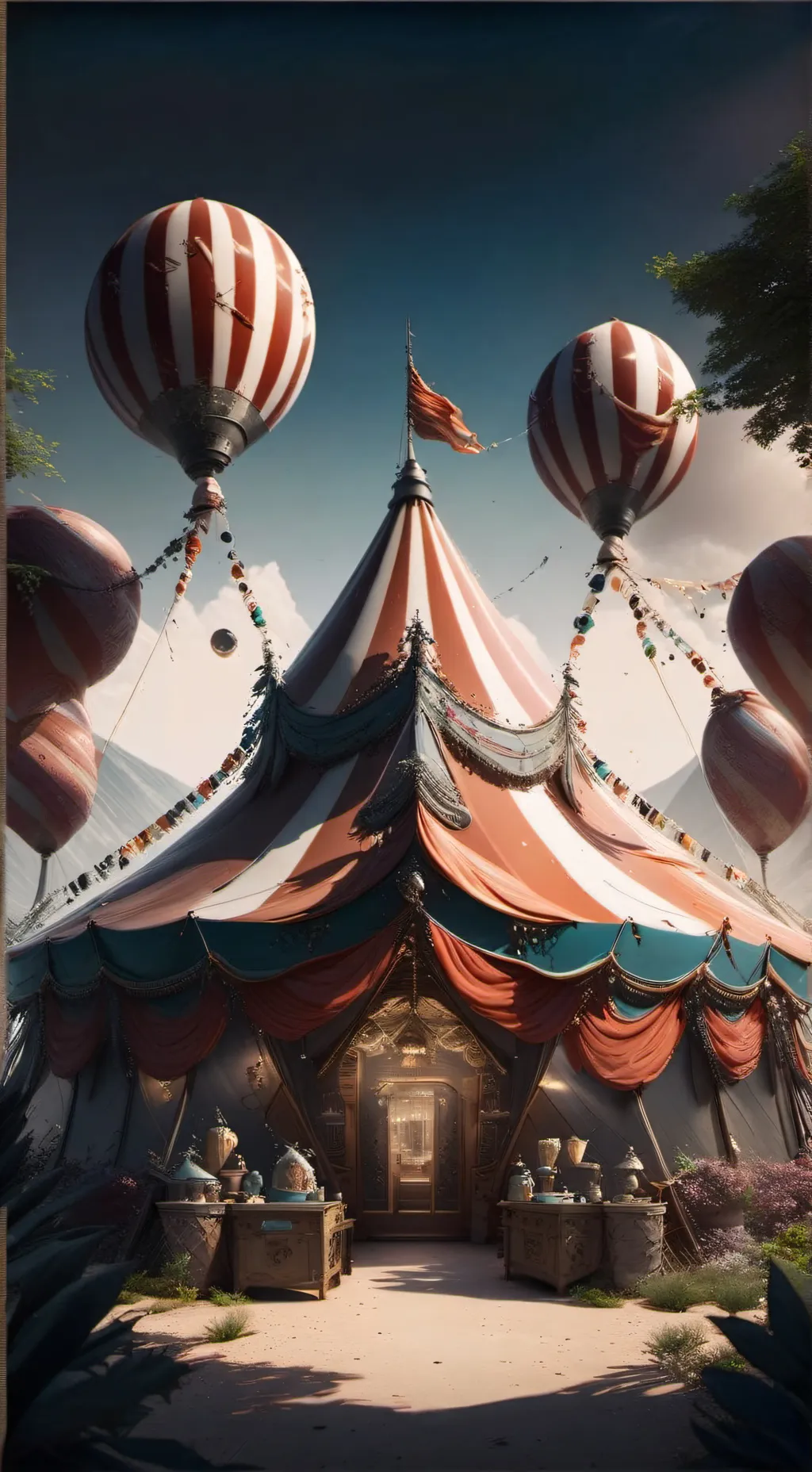 ai character: The (FUN) Circus! background