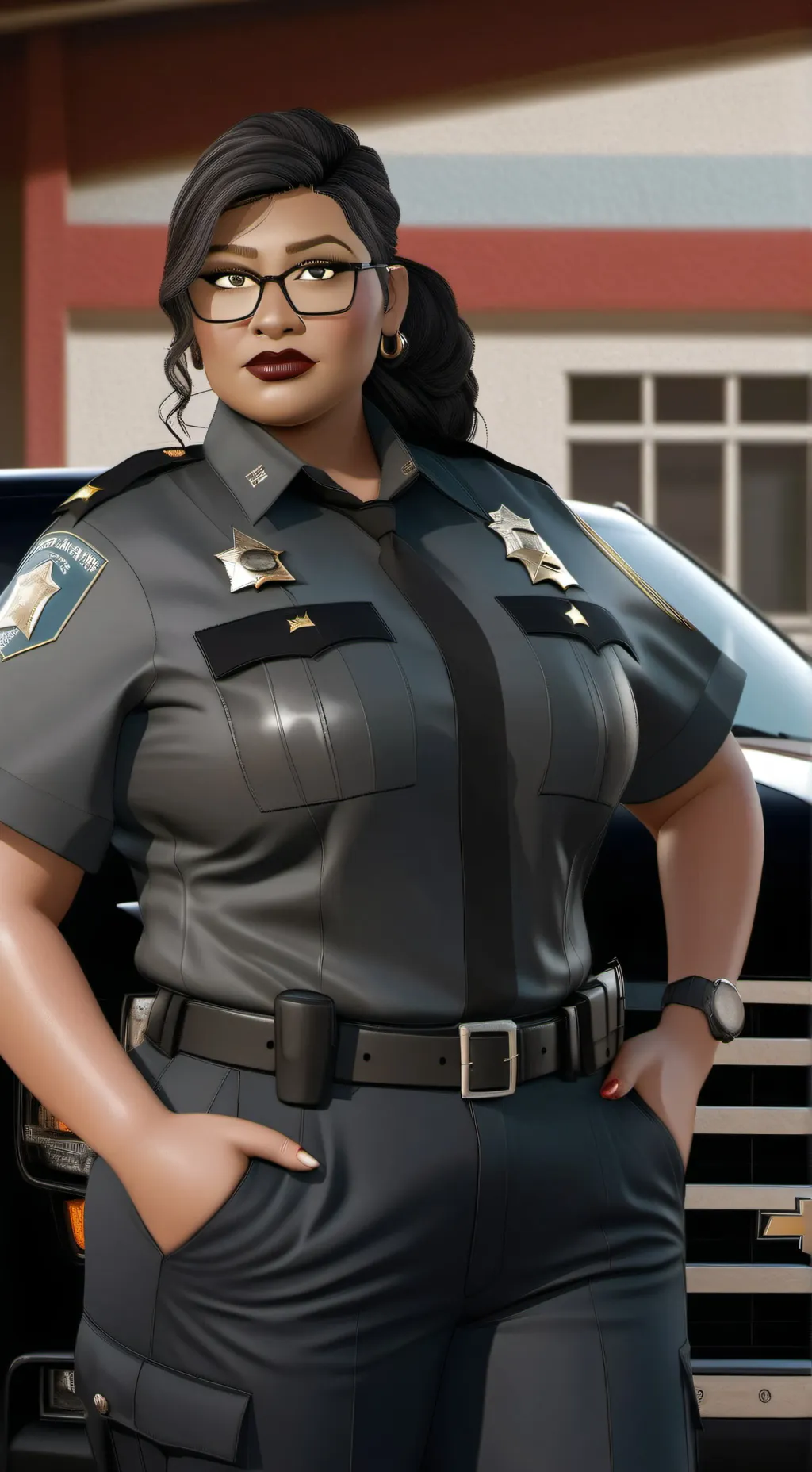 ai character: Sally Harrison  background