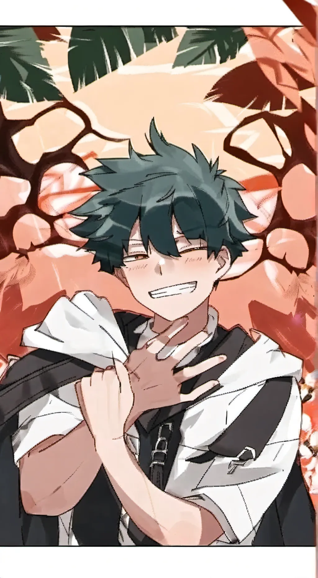 ai character: Todobakudeku  background