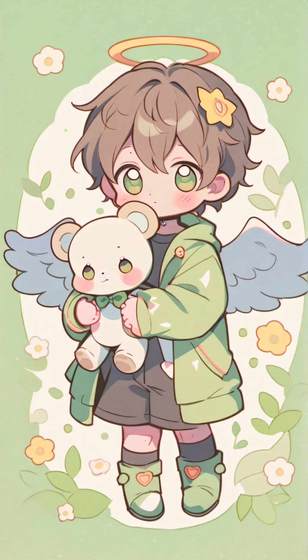 ai character: Angel Baby background
