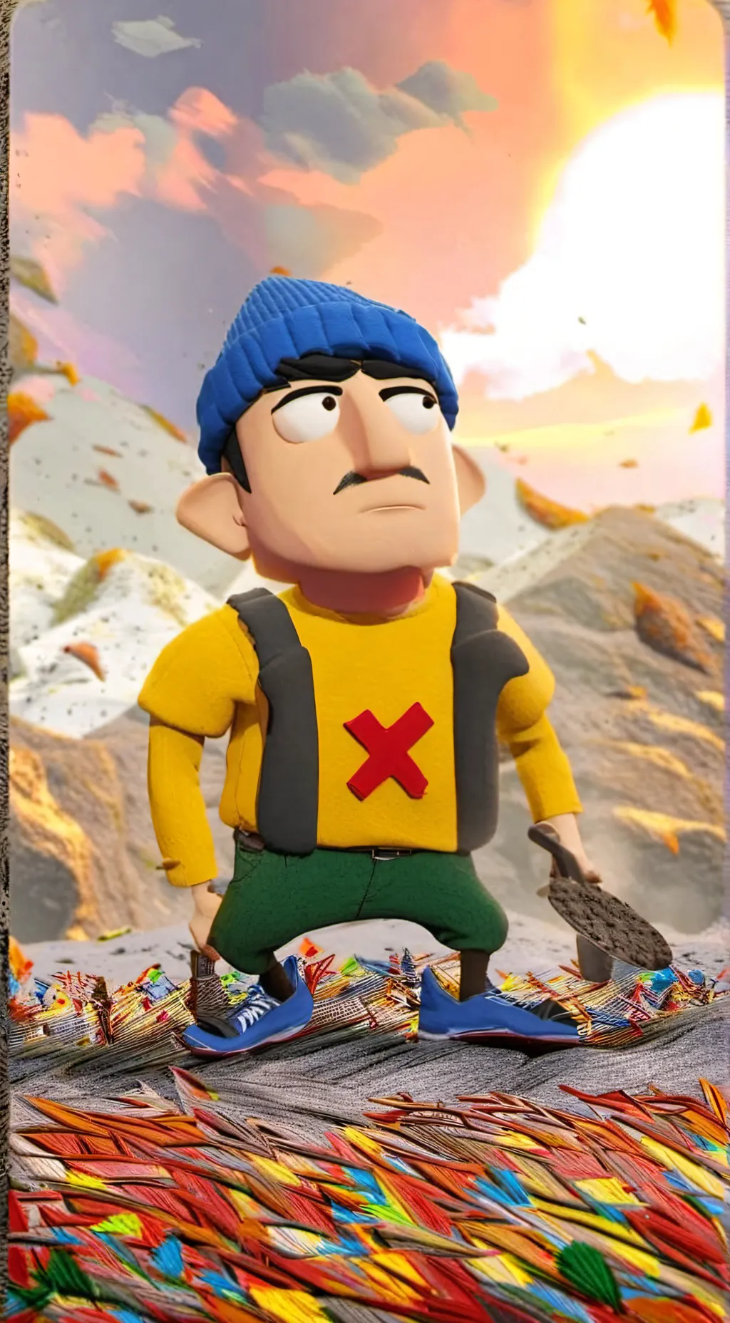 ai character: jeffy background