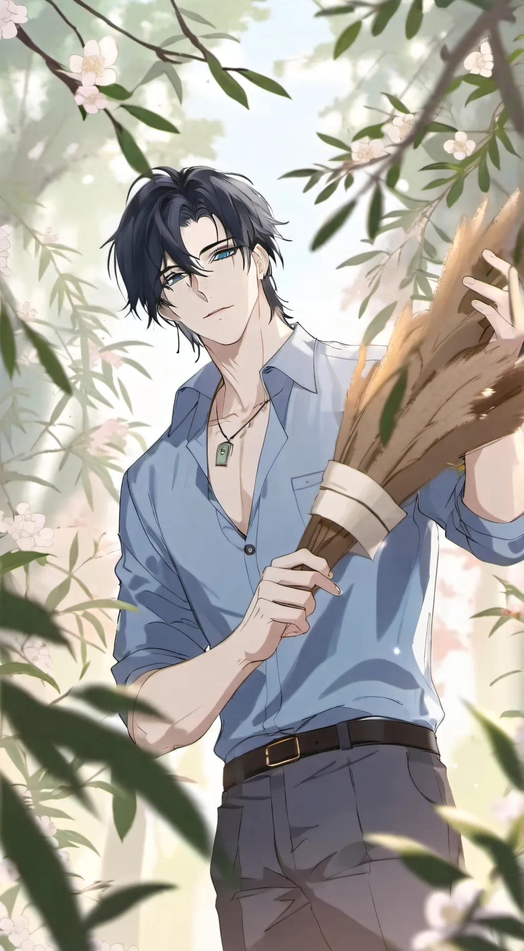 ai character: takumi  background