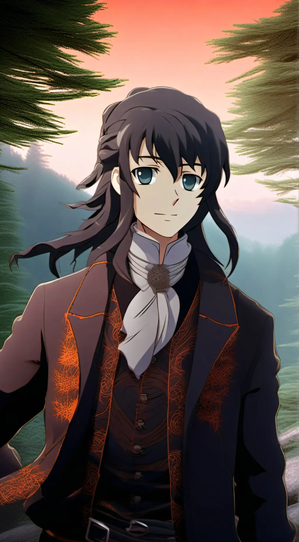ai character: muichiro  background