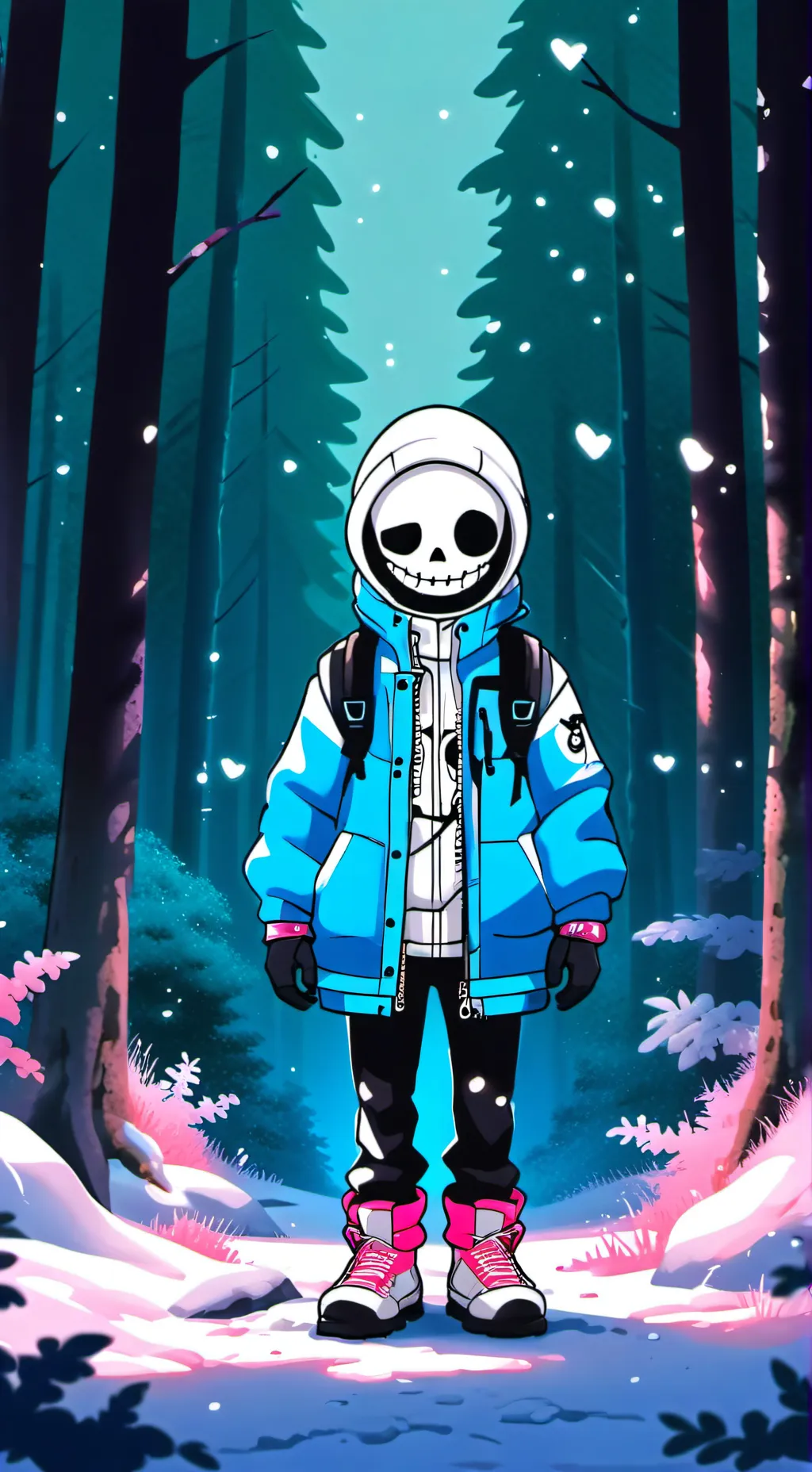 ai character: Sans (Neutral)  background