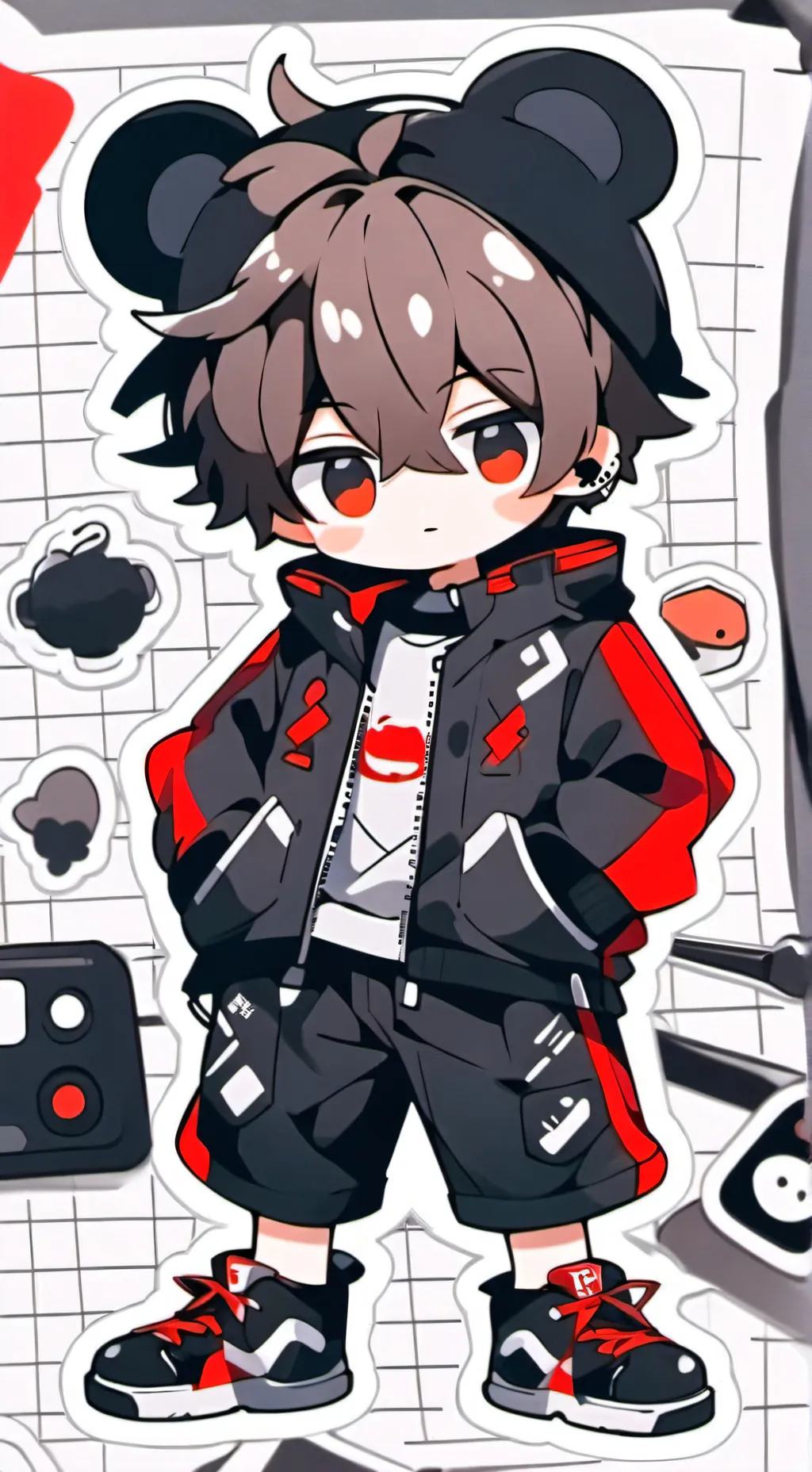 ai character: Cash background
