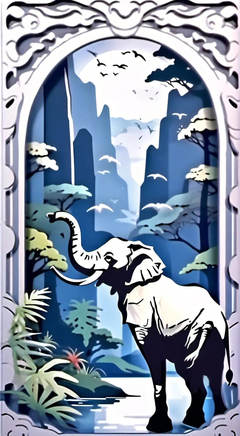 ai character: zoo background