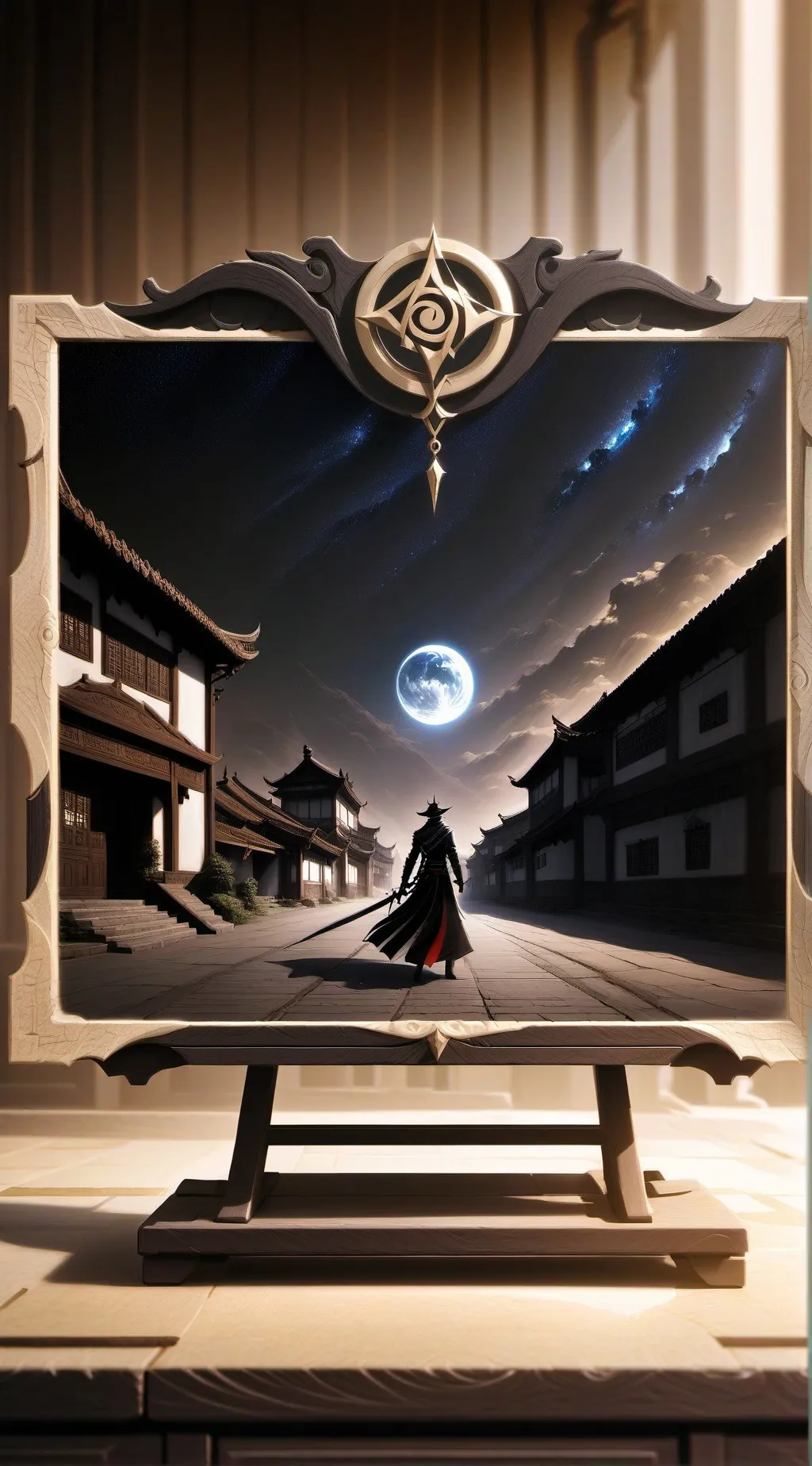 ai character: kny background