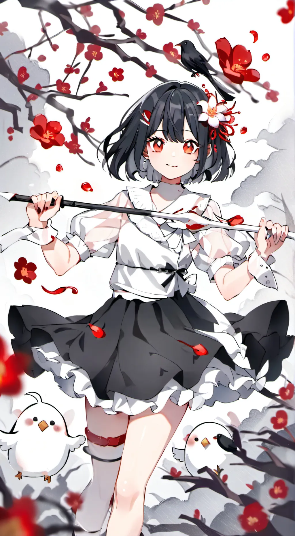 ai character: 夜月光(月儿的妈） background