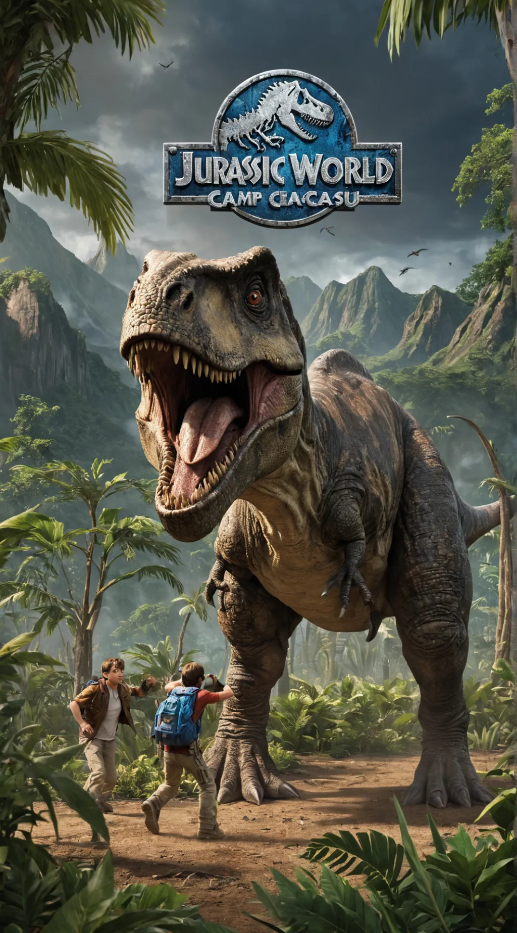 ai character: camp Cretaceous background
