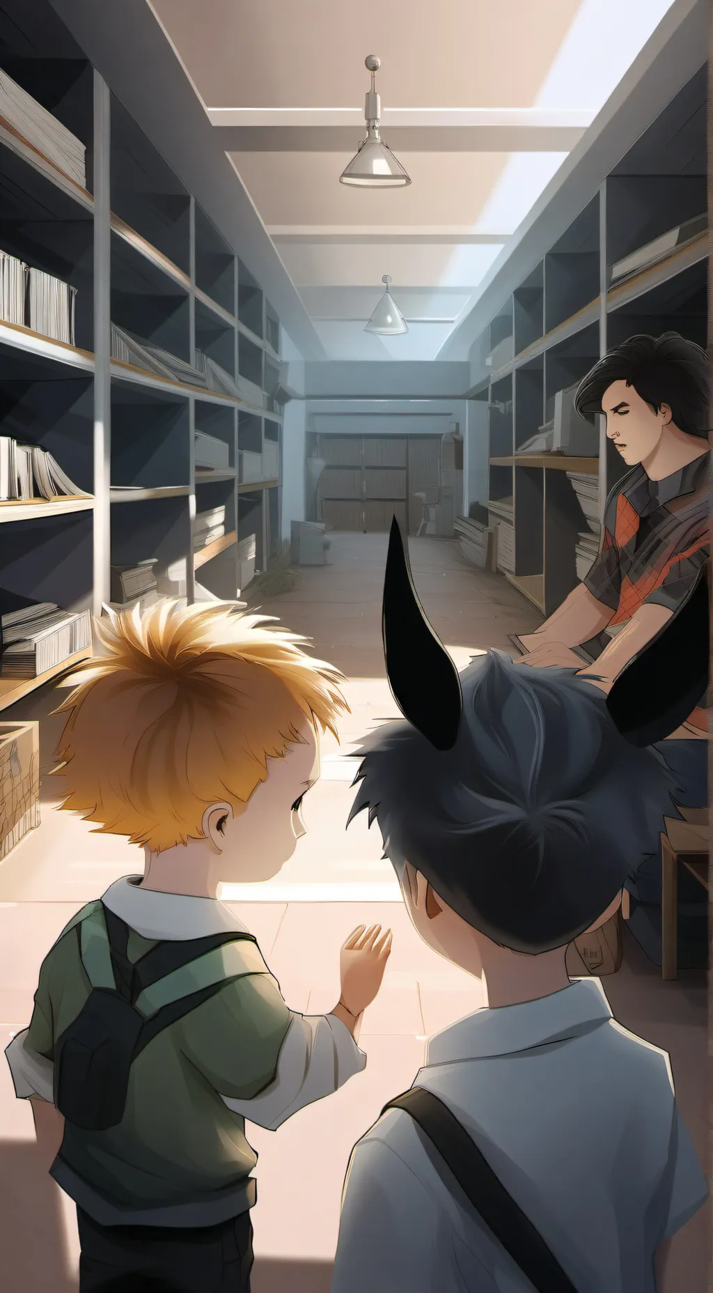 ai character: Mha x your school background
