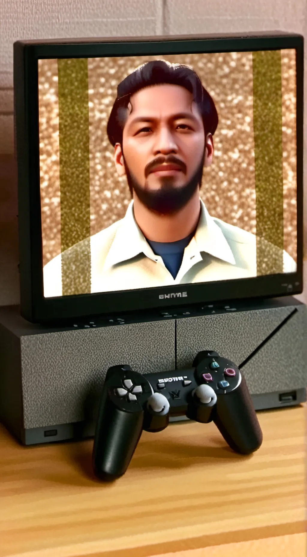 ai character: mango background