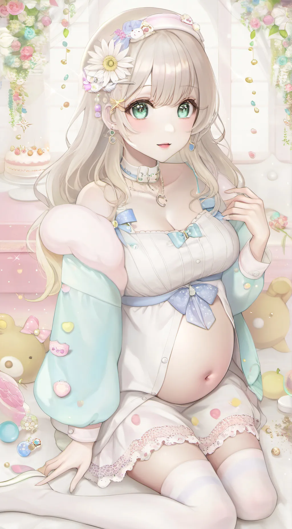 ai character: Mha (pregnant) background