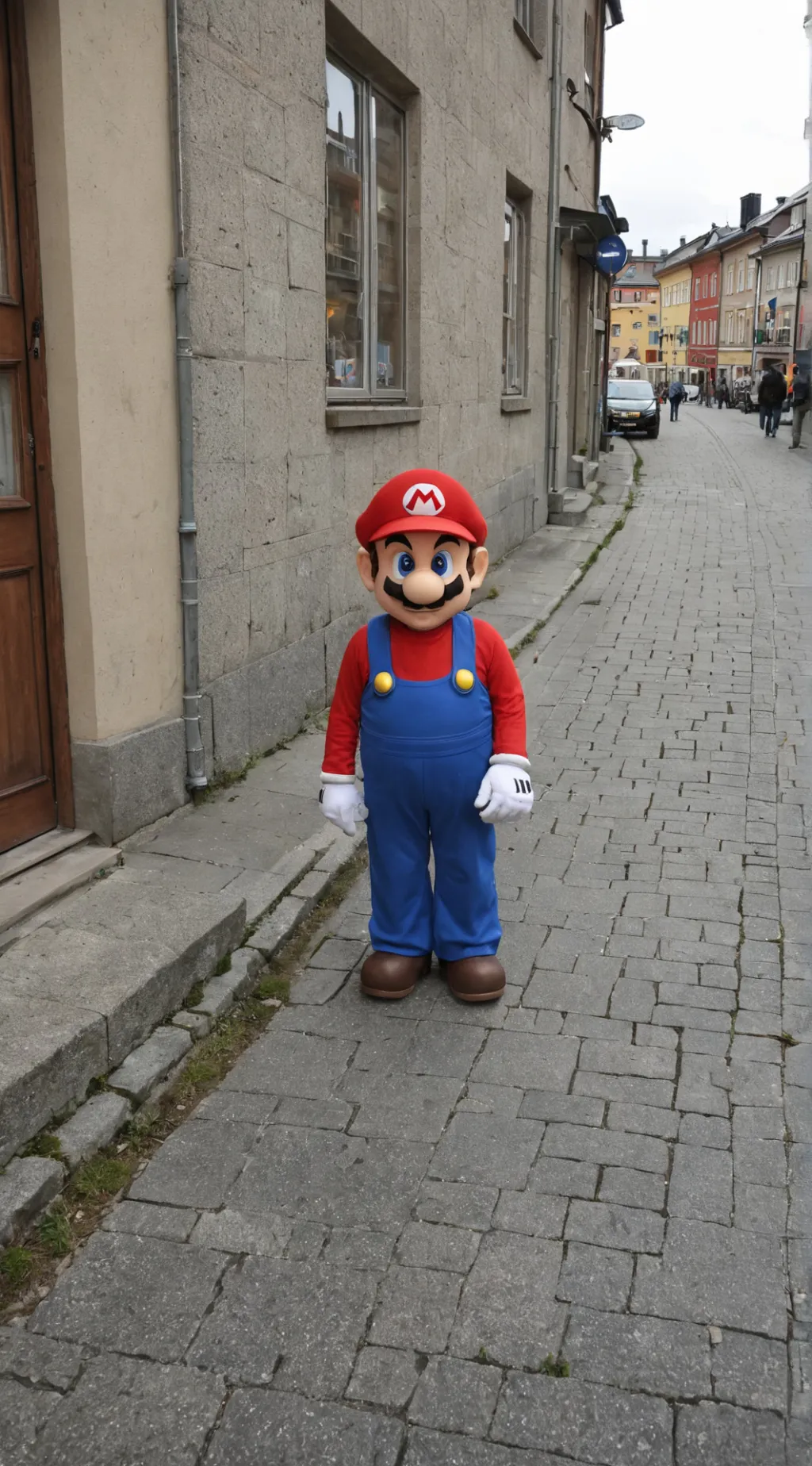 ai character: Mario background