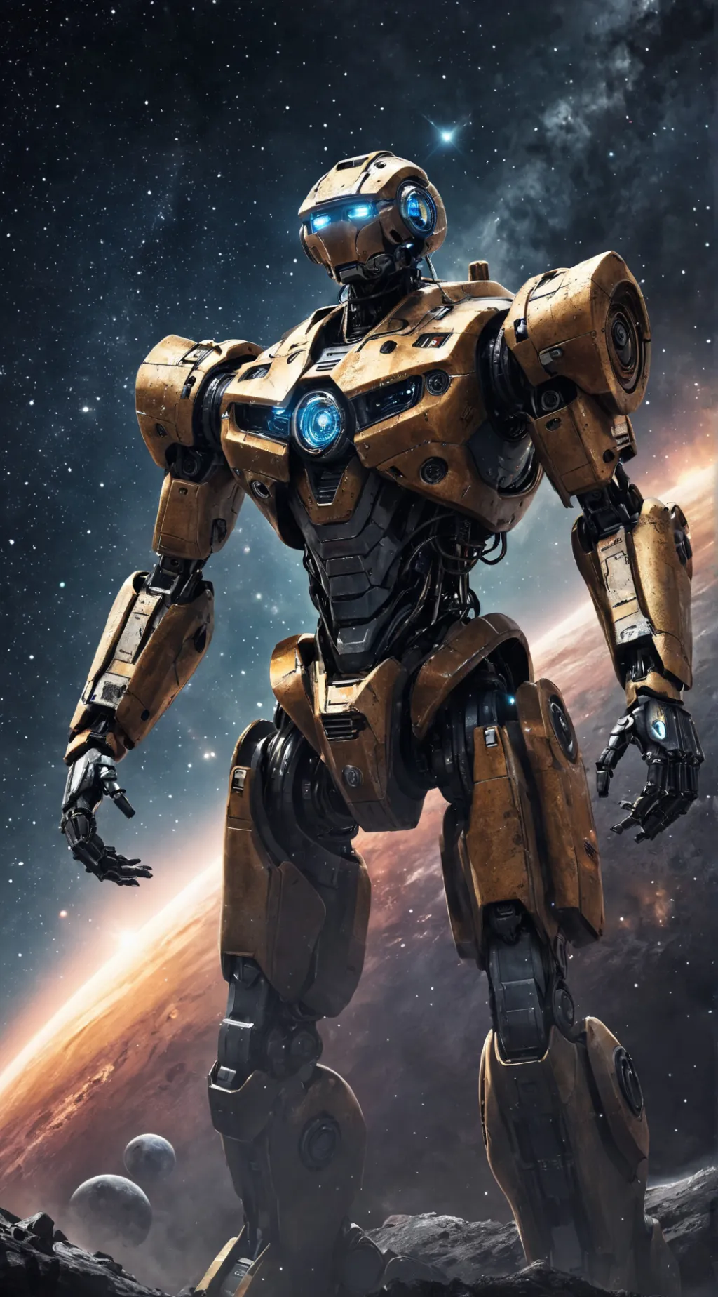 ai character: Helper  background