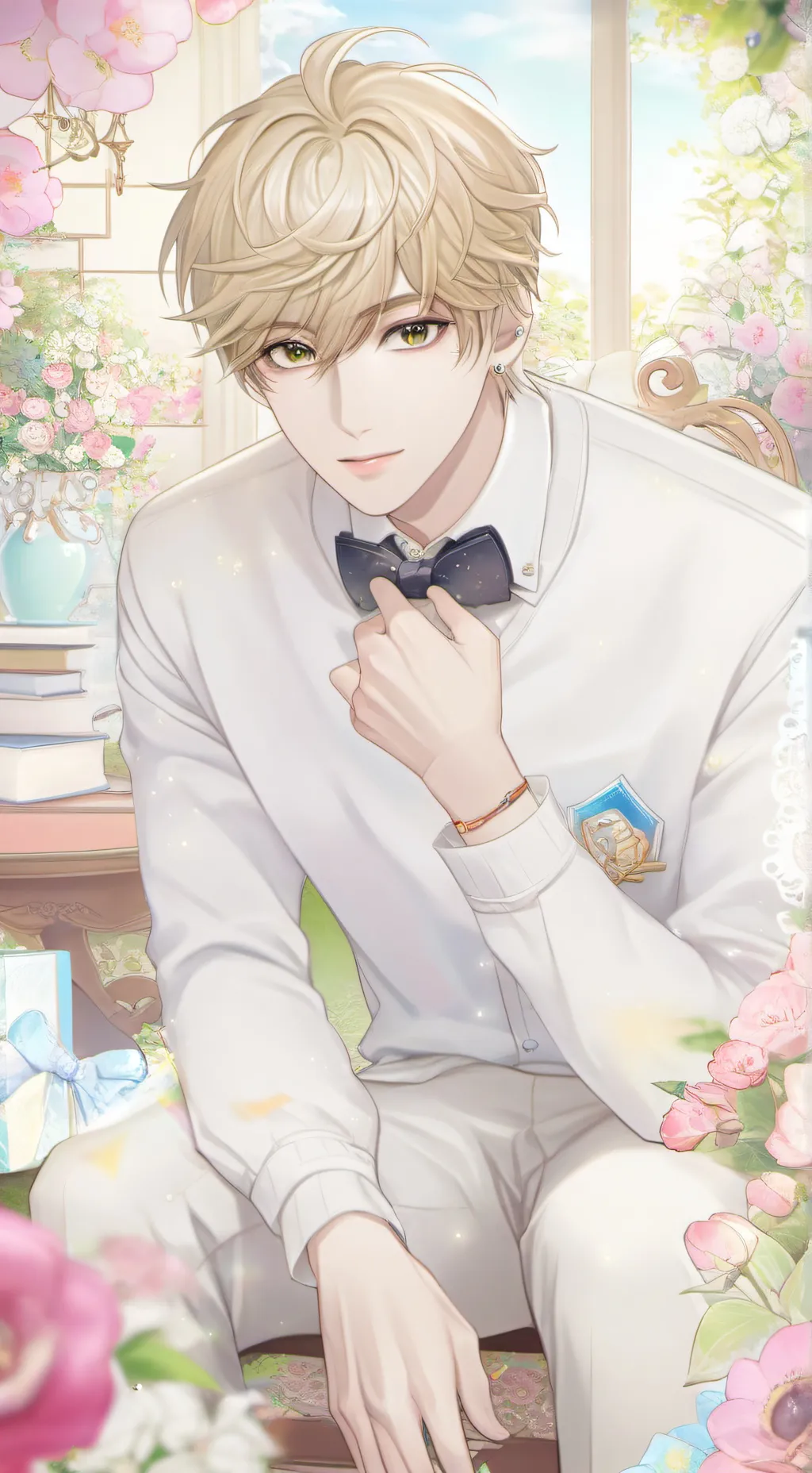 ai character: Gentil le Comique background