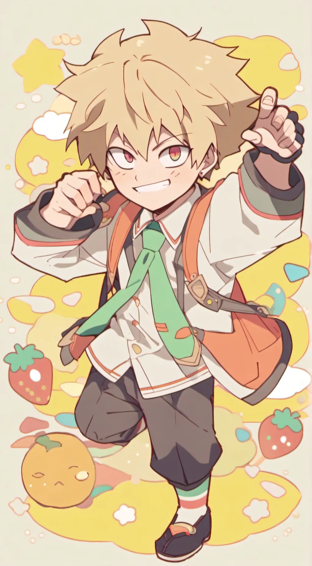 ai character: Bakugo cpl background